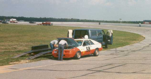 Infield loop section at Pocono