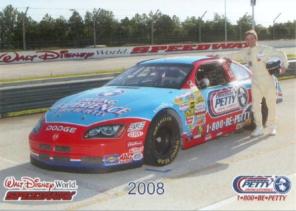 George Next to the RPDE (PR) Racecar