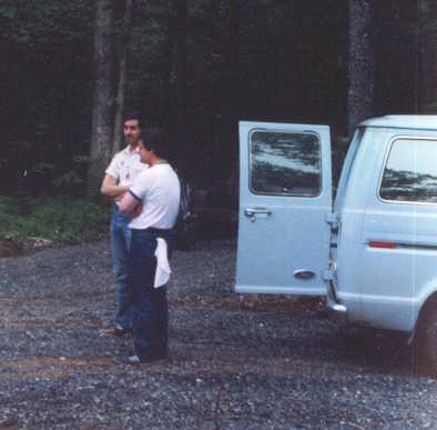 Don & George in paddock area