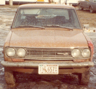 Bob's Datsun 510 in Wyoming